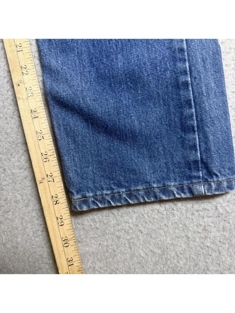 Levi's Men's Size 30x30 Orange Tab 519 Skinny Medium Wash Blue Jeans